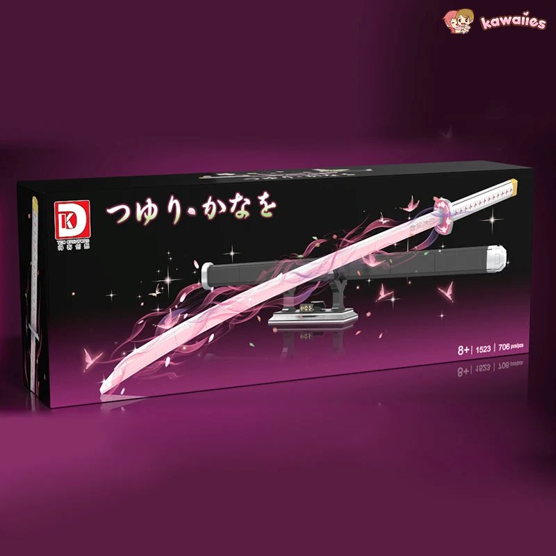 Bestofkawaii Anime Demon Slayer Kanao Tsuyuri Sword Building Set 