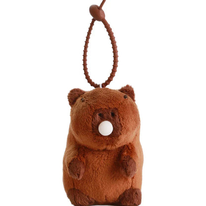 Capybara Keychain Pendant Plush Toy