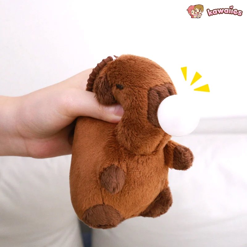 Capybara Keychain Pendant Plush Toy