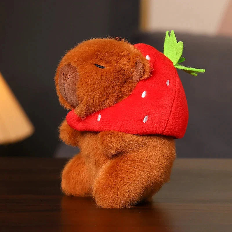 Capybara Keychain Pendant Plush Toy