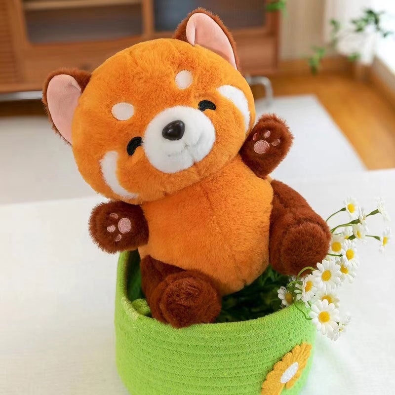 Cute Kawaii Fluffy Red Panda Plushie