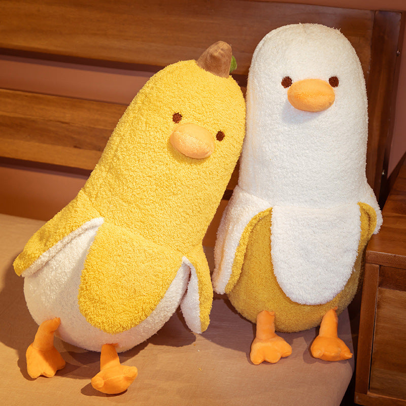 Bestofkawaii Fluffy Banana Duck Crew Plushies 