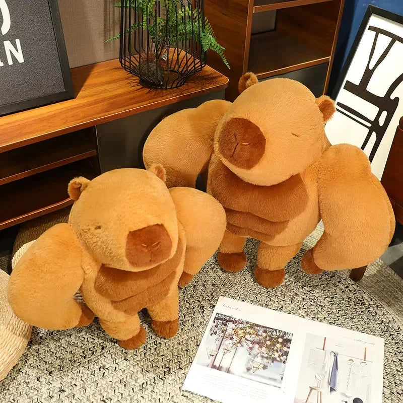 Fluffy Muscular Capybara Plush