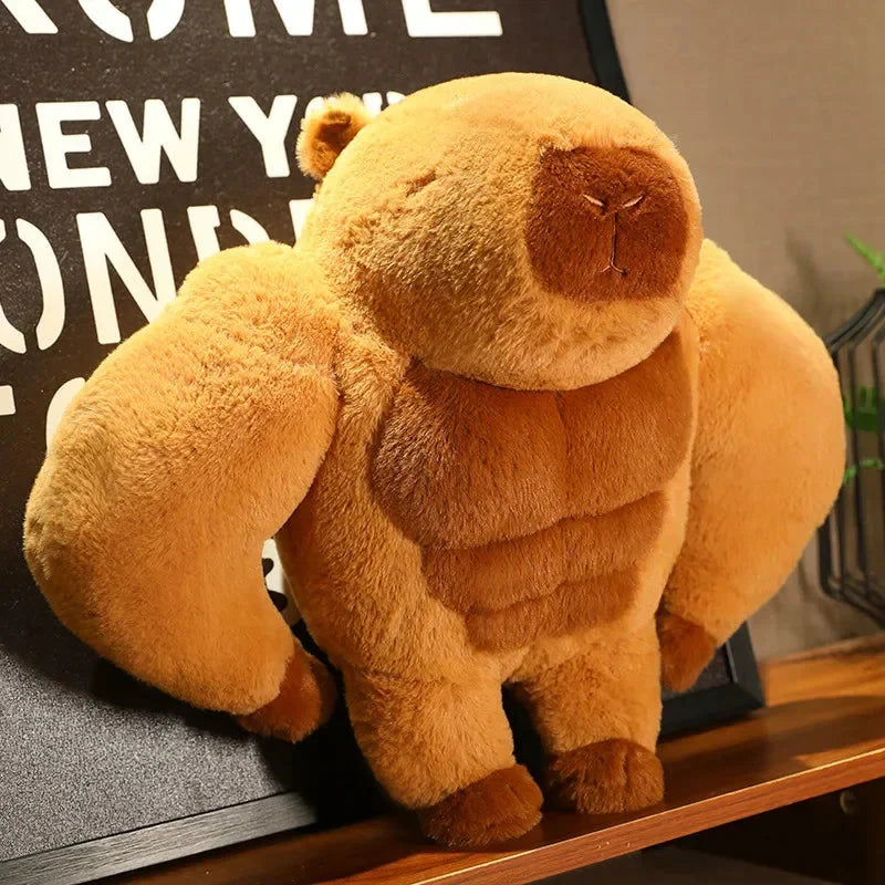 Fluffy Muscular Capybara Plush