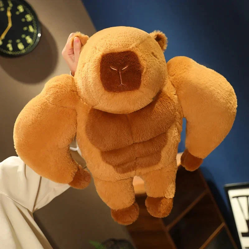 Fluffy Muscular Capybara Plush