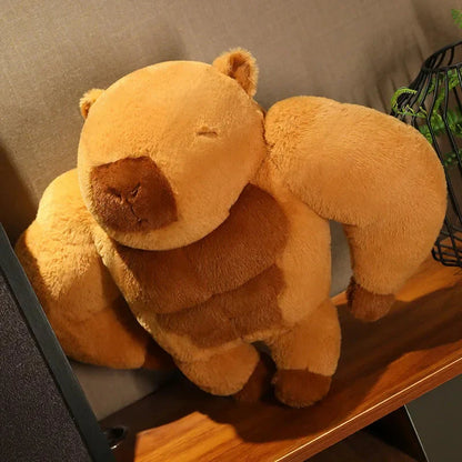 Fluffy Muscular Capybara Plush