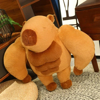 Fluffy Muscular Capybara Plush