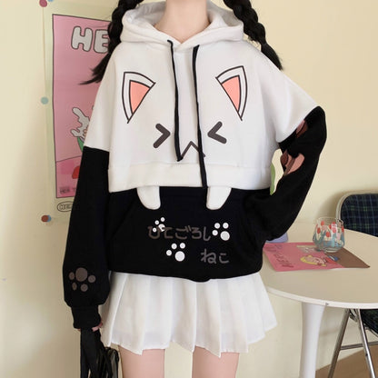 Anime Comfy Cat Hoodie