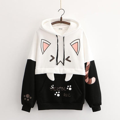 Bestofkawaii Japanese Anime Cat Hoodie 