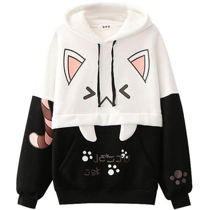 Anime Comfy Cat Hoodie