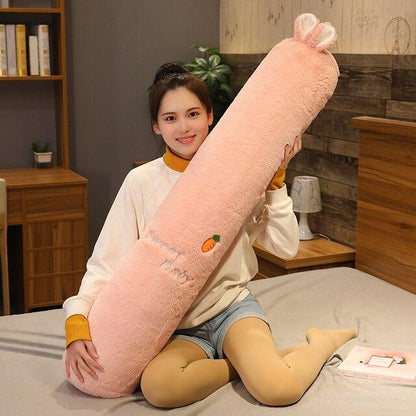 Bestofkawaii Long Fluffy Animal Body Pillow Plushies 