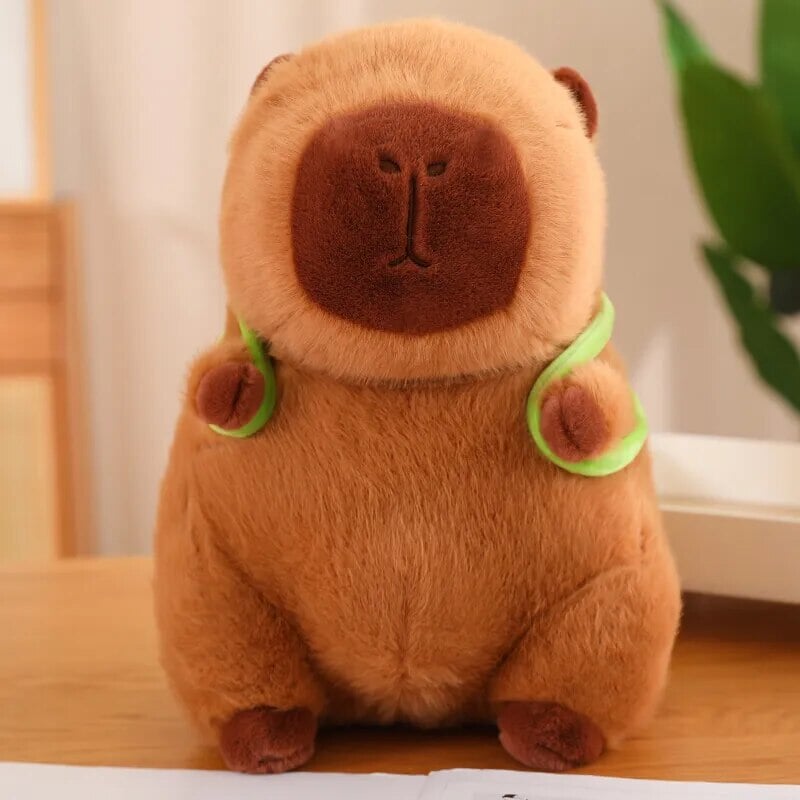 Capybara With Turtle Back Pack Plushies